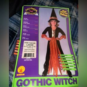 Gothic Witch Kids Costume